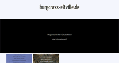Desktop Screenshot of burgcrass-eltville.de